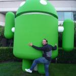 Enrico With Android at MountainView