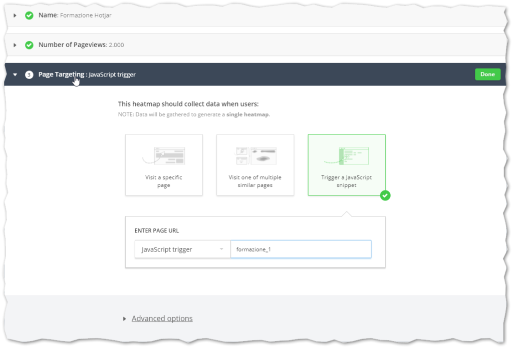 HotJar Javascript Trigger