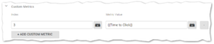 Custom Metrics Google Tag Manager