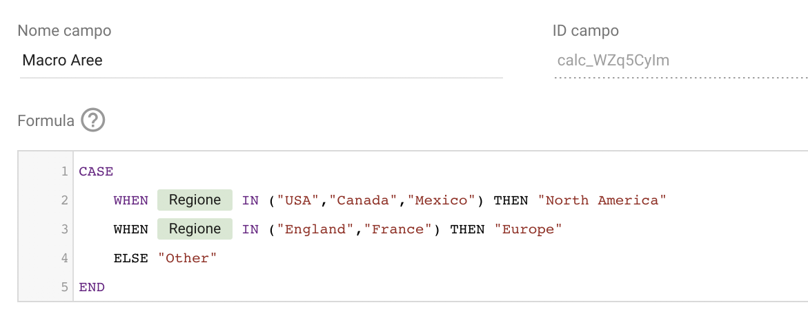 Google Data Studio CASE function