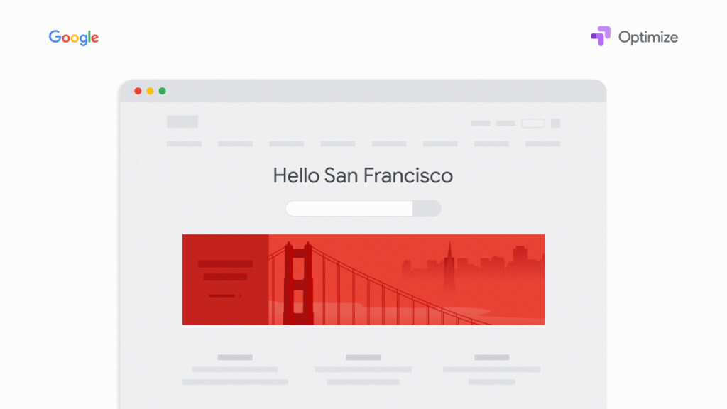 Google Optimize Personalization