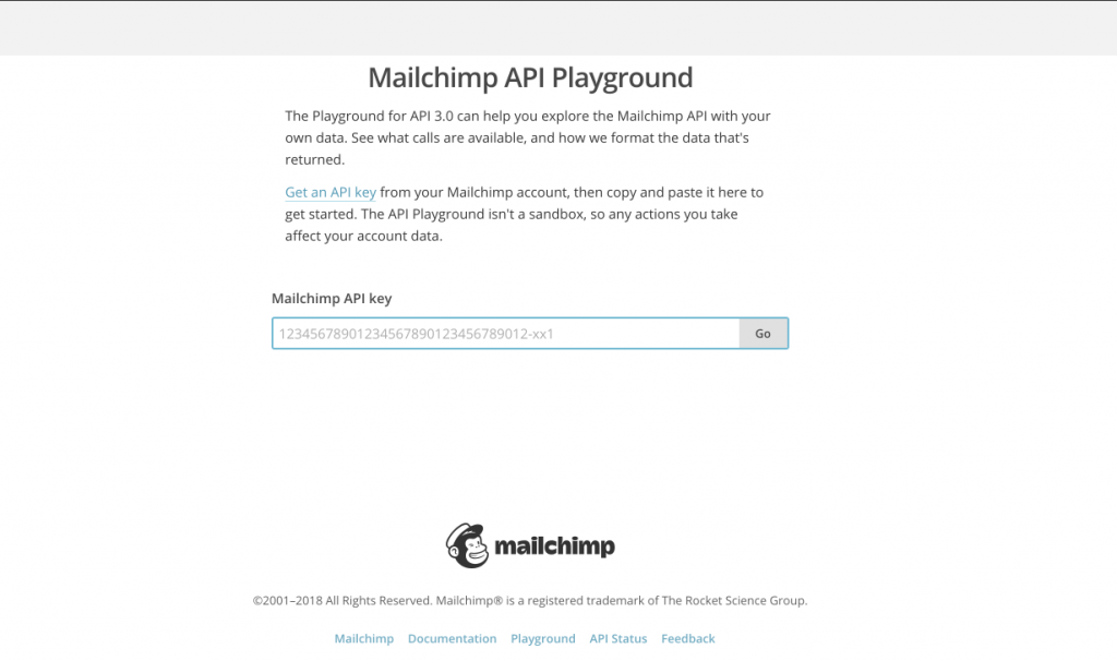 MailChimp API Playground