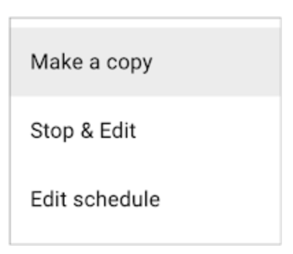 Google Optimize Management Option