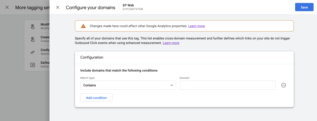 GA - Cross Domain Tracking