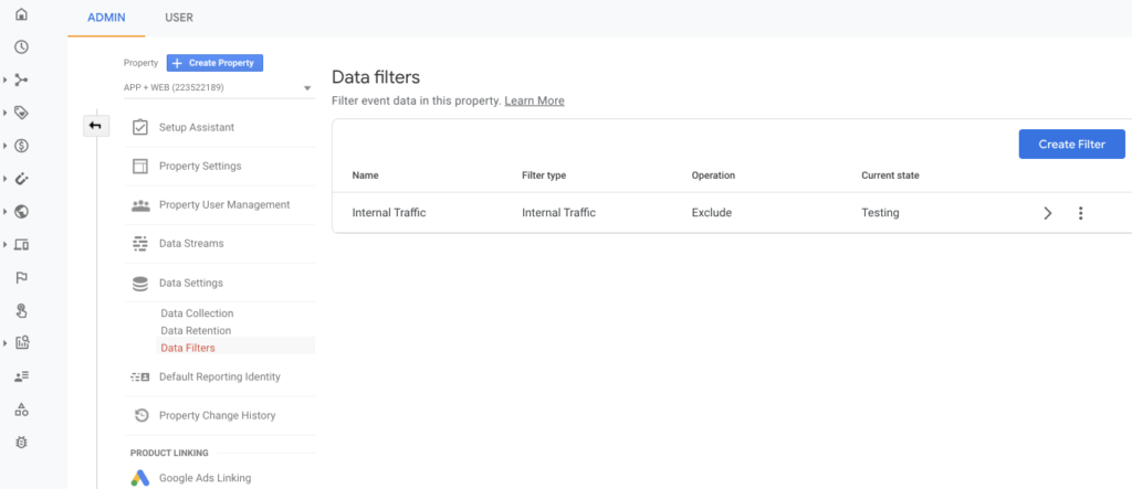 GA4 - Data Filters