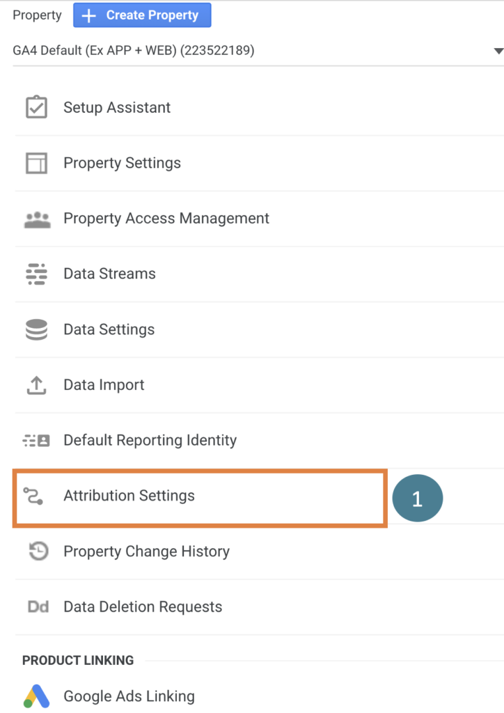 GA4 New UI - Attribution Settings