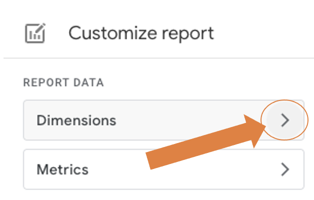 Customize Report in GA4